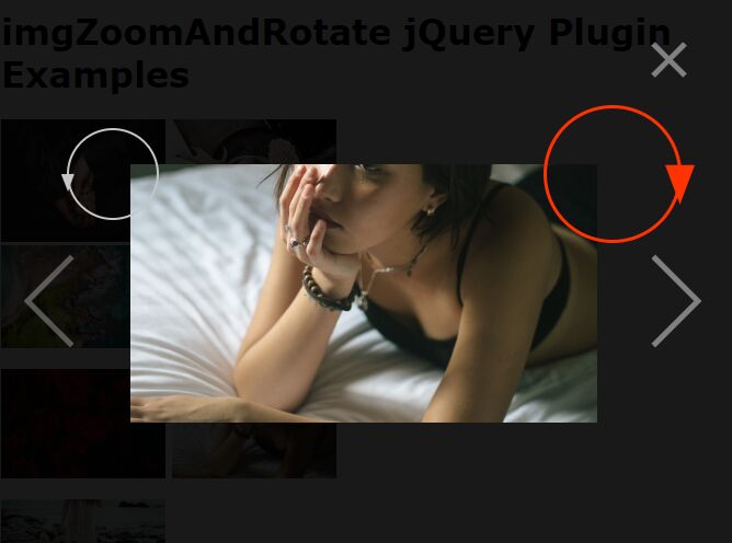 Image Gallery With Zoom/Rotate/Drag/Switch Support - jQuery imgZoomAndRotate