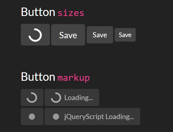 Inline Button Loader For Bootstrap 4 - Bootstrap4C Spinners
