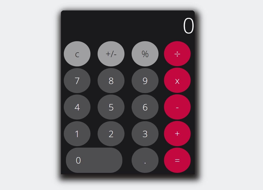 iOS Inspired Web Calculator Built With jQuery