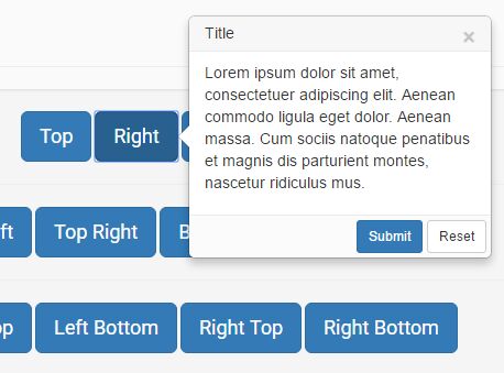 Bootstrap popover js Bootstrap popover js