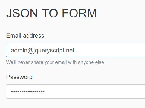 jQuery Based Form To JSON And JSON To Form Converter - JSONify
