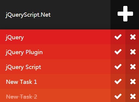 jQuery Based Simple Responsive To-do List Manager