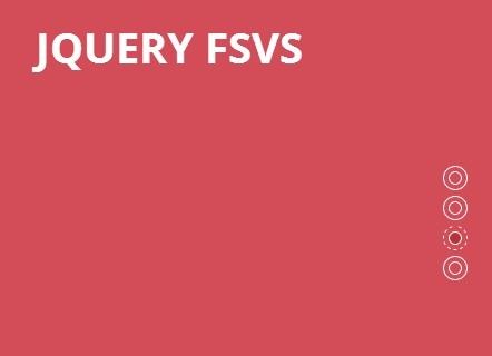 jQuery & CSS3 Based Fullscreen Vertical Page Slider - FSVS