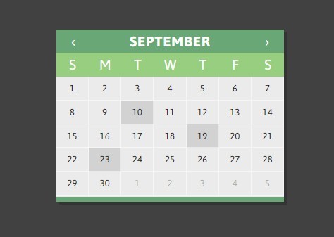 jQuery Calendar Plugin Using HTML Templates CLNDR js - Free Download jQuery Calendar Plugin Using HTML Templates - CLNDR.js