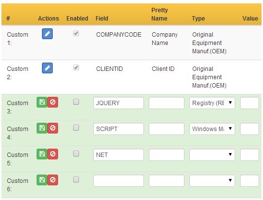 jQuery Editable Data Table with Custom Fields