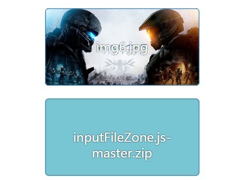 jQuery File Drop Zone Plugin - inputFileZone.js