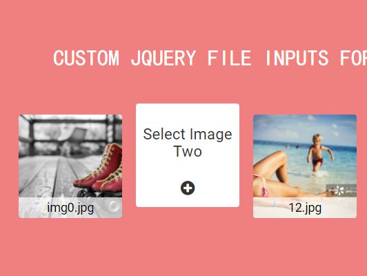 Custom jQuery File Inputs For Image Uploading