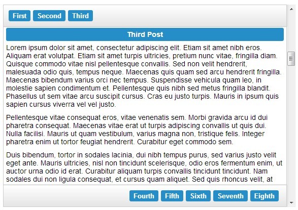 jQuery Fluid Content Scroller Plugin For One Page Navigation