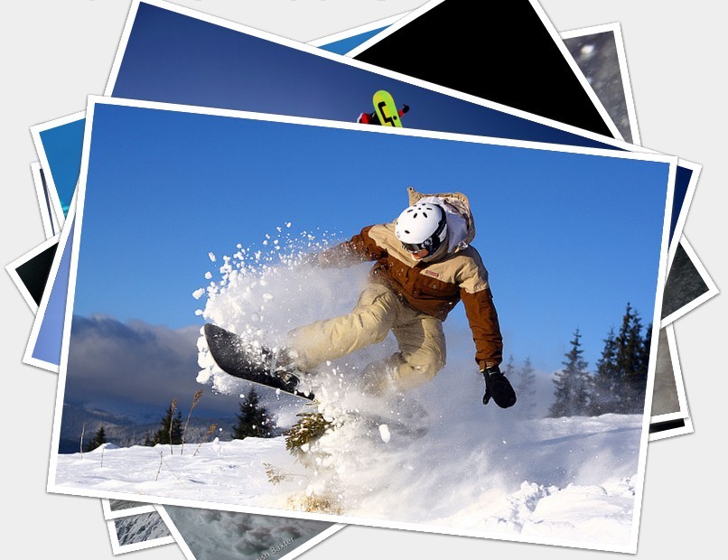 jQuery Image Gallery Plugin With Flipping and Rotation Animations - heapshot