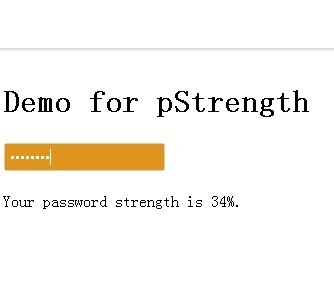jQuery Password Strength Checker Plugin - pStrength