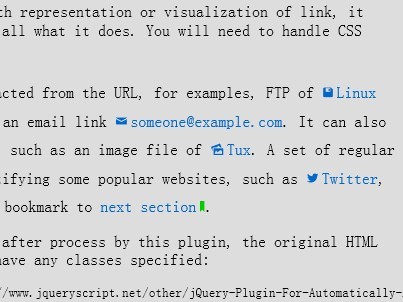 jQuery Plugin For Automatically Adding Classes To Links