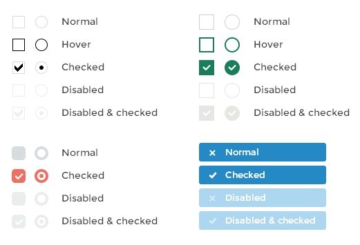 jQuery Plugin For Beautifying Checkboxes And Radio Buttons - iCheck