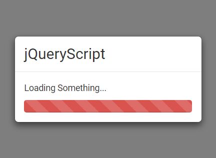 jQuery Plugin For Bootstrap Loading Modal With Progress Bar - waitingFor