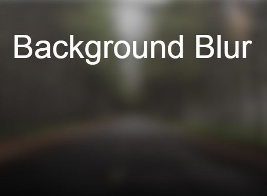 jQuery Plugin For Creating Blurred Image Backgrounds - Background Blur