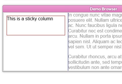 jQuery Plugin For Creating Sticky Html Elements - Sticky Kit