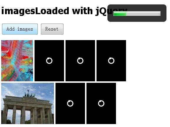 用于检测图像的jQuery插件已加载 - imagesLoaded