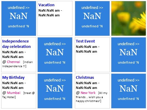 jQuery Plugin For Displaying Your Google Calendar Events - myEvents
