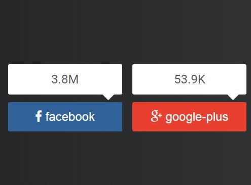 jQuery Plugin For Easily Configurable Social Buttons - socialShare.js