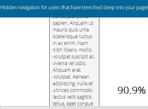 jQuery Plugin For Easy Scroll Depth Detection - Scroll Detection