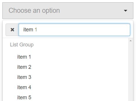 jQuery Plugin For Filterable Bootstrap 5/4 Dropdown Select