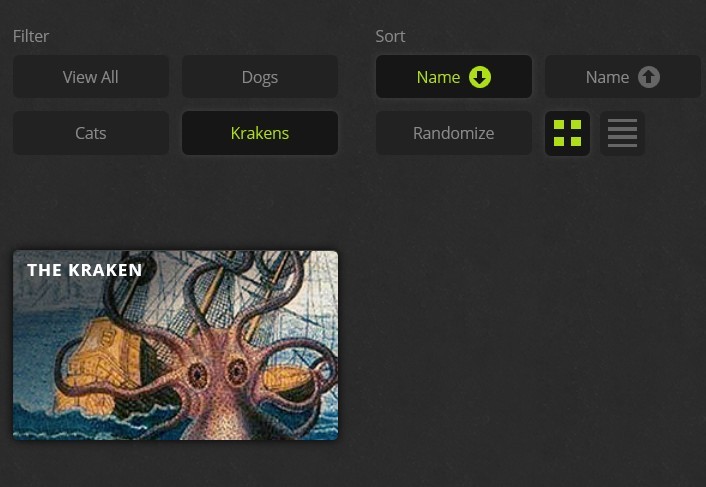 jQuery Plugin For Filtering and Sorting Html Elements - MixItUp