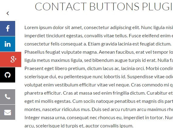 jQuery Plugin For Floating Social & Contact Sidebar
