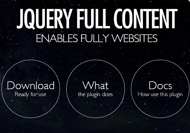 jQuery Plugin For Full Containers with Scroll Animation Support - FullContent
