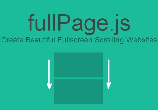 Create Fullscreen One Page Scrolling Websites With fullPage.js