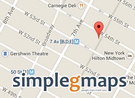 jQuery Plugin For Handling Google Maps On Your Website - SimpleGMaps