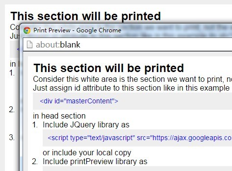 jQuery Plugin For Html Print Preview printPreview - Download jQuery Plugin For Html Print Preview - printPreview