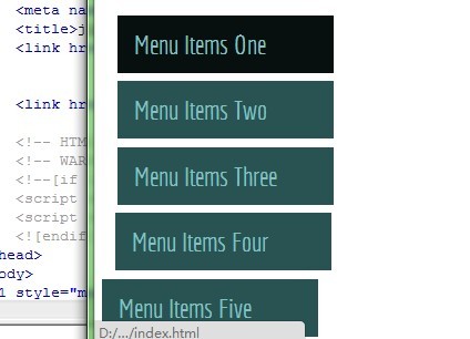 jQuery Plugin For Minimal Sidebar Navigation - Xeo Menu