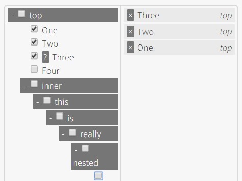 jQuery Plugin For Multi-Selectable Tree Structure - Tree Multiselect