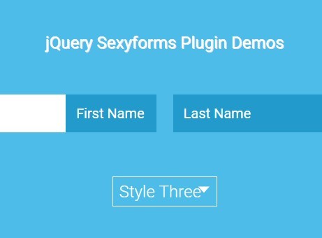 jQuery Plugin For Nice CSS3 Animated Text Fields - Sexyforms