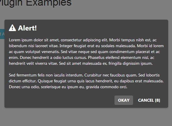jQuery Plugin For Nice Dialog Boxes with CSS3 Animations - jConfirm