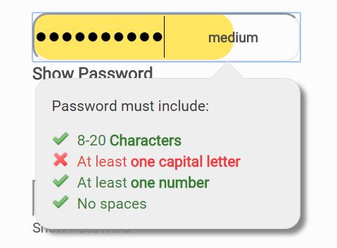 jQuery Plugin For Password Strength Checker and Indicator - Password-Strength