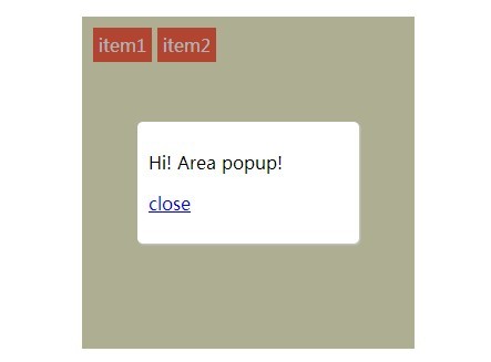 jQuery Plugin For Popup Windows In A Specific Area - Area Popup