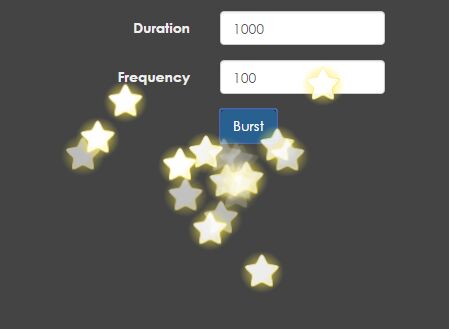 jQuery Plugin For Random Particles Burst Animations