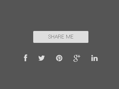 jQuery Plugin For Revealing Social Sharing Links - hideshare