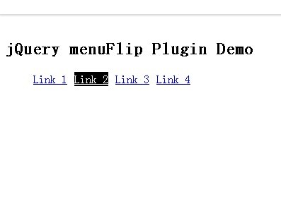 jQuery Plugin For Simple Flipping Menus - menuFlip