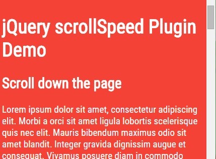 jQuery Plugin For Smooth Mouse Scrolling - scrollSpeed