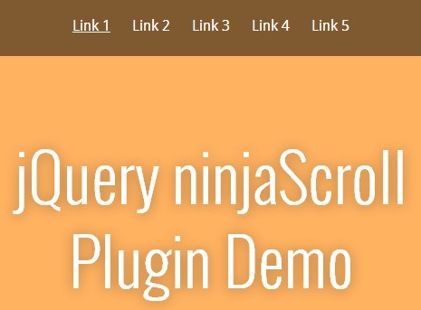 jQuery Plugin For Smooth One Page Snap Scrolling - ninjaScroll