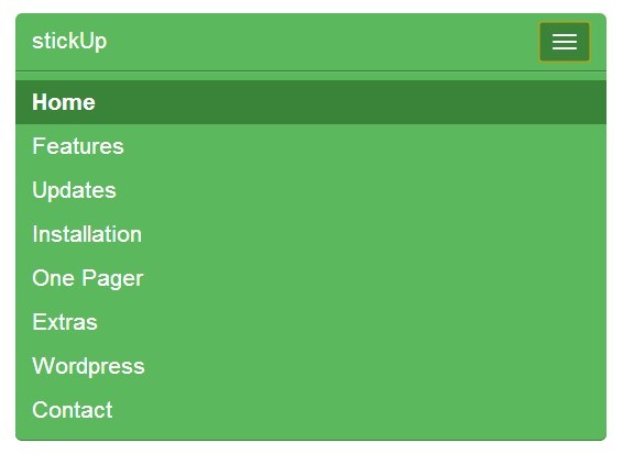 jQuery Plugin For Sticky Top Navigation Menu - stickUp