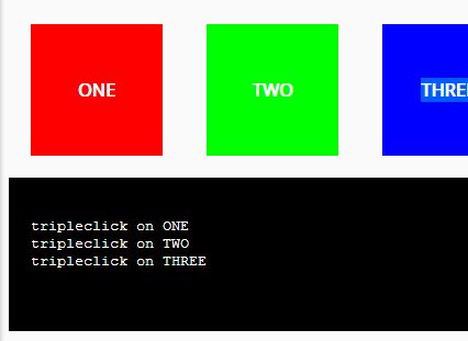 jQuery Plugin For Triple Clicks Detection - tripleclick