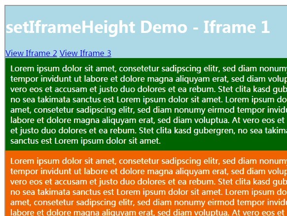 jQuery Plugin To Auto Adjust iFrame Height - setIframeHeight