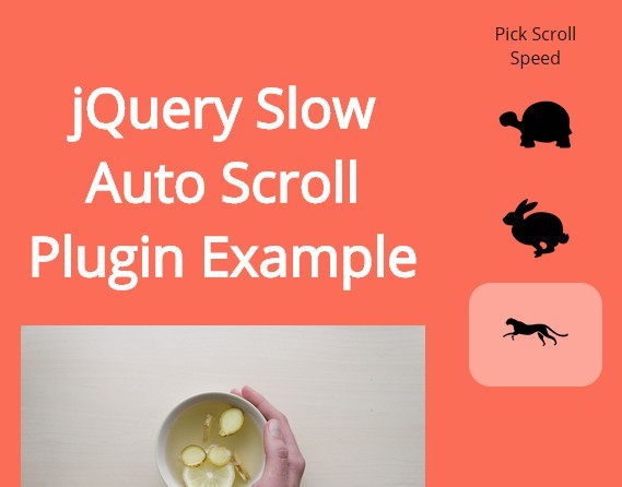 jQuery Plugin To Auto Scroll Down Html Page - Slow Auto Scroll | Free jQuery  Plugins