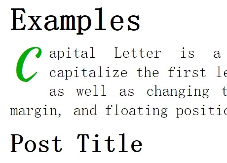 jQuery Plugin To Capitalize First Letter - Capital Letter