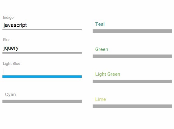 jQuery Plugin To Create Material Design Text Inputs - Polymer Form