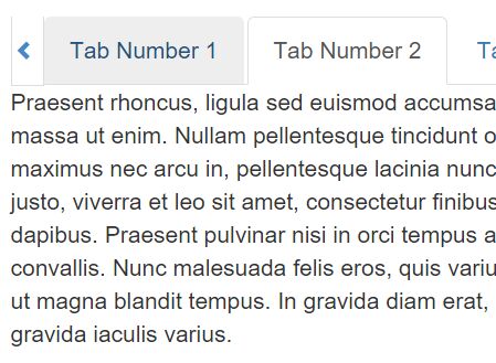 jQuery Plugin To Create Responsive Scrolling Bootstrap Tabs