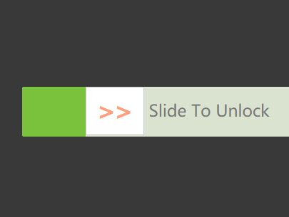 jQuery Plugin To Create 'Slider To UnLock' Slider - slideunlock