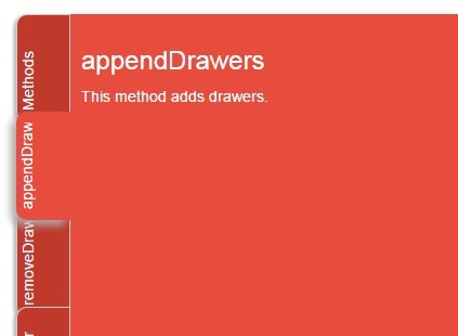 jQuery Plugin To Create Sliding Drawer Panels - cabinet